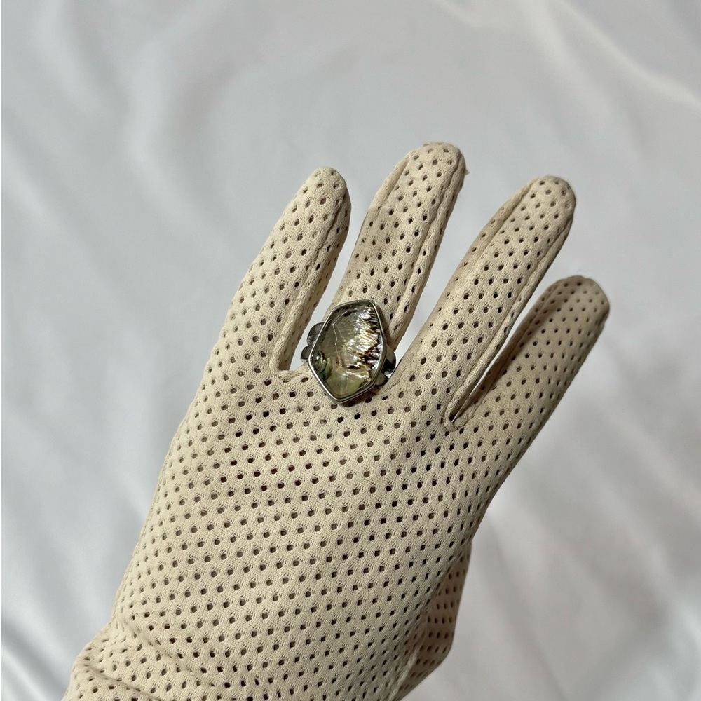 Silver Statement Ring with Stone